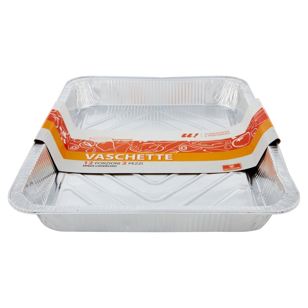 2 Vaschette 12 Porzioni U! Confronta e Risparmia